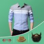 icon Man Shirt Photo Suit(Setelan Baju Kaos Pria)