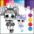 icon Lol Dolls Coloring Book(Glitter Lol Doll mewarnai
) 2.0