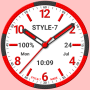 icon Brand Analog Clock-7(Merek Analog Clock-7
)