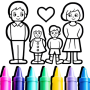 icon Family Love Coloring Book (Buku Mewarnai Cinta Keluarga Wakil Kota)