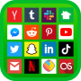 icon All Social Network(Semua media sosial dalam satu aplikasi)