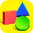 icon Color Shape(permainan anak-anak: bentuk warna Teka) 1.8.1