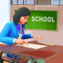 icon School Game(Simulator Guru Sekolah Menengah: Game Kehidupan Sekolah
)