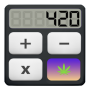 icon Weed calculator for THC & CBD (Kalkulator ganja untuk THC CBD)