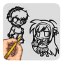 icon Draw Manga(Bagaimana Menggambar Manga)
