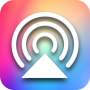 icon Air Play(AirPlay: Layar TV Mencerminkan)