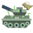 icon Tank VS T-rex(Clash of Army) 5.14
