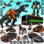 icon Dino Robot Game(Robot Dino: Game Transformasi Mobil)