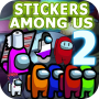 icon Stickers Among Us Gratis(Diantara Kami Stiker
)