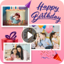 icon Birthday Video Maker(Pembuat Video Ulang Tahun
)