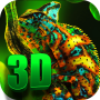 icon Chameleon Color Wallpaper 3D(Wallpaper Warna Bunglon Koala Biru 3D)
