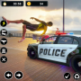 icon US Police Officer Car Chase(Petugas Polisi AS Mengejar Mobil)