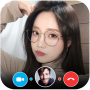 icon Video Calls and Chat(Panggilan Video Langsung - Ngobrol Dengan Orang Acak
)