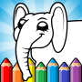 icon Easy coloring pages for kids (Mewarnai mudah halaman untuk anak-anak)