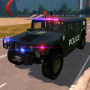 icon American Police Car Driving (Mobil Polisi Amerika Mengemudi)