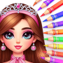 icon Princess Coloring Games(Princess Girl Coloring Games)