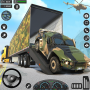 icon Army Vehicle Transport(Mengemudi Truk Kargo Tentara)
