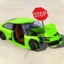 icon Model S Crash Simulator(Game Simulator Kecelakaan Mobil CSR
)