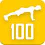 icon 100 pushups(100 Latihan Push-up Menjadi Lebih Kuat)