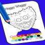 icon poppy huggy real coloring game(Poppy Huggy Game Mewarnai Nyata
)