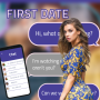icon Live chat - Meet girls (Obrolan langsung - Bertemu gadis
)