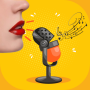 icon Voice Changer Male to Female (Pengubah Suara Pria ke Wanita)