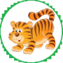 icon Tigers in cage(Harimau dalam kandang)