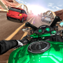 icon Moto Rider In Traffic(Moto Rider Dalam Lalu Lintas)