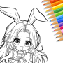 icon Cute Drawing : Anime Color Fan ()