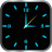 icon com.androbeings.glowing.clock.locker.blue.free(Jam Bersinar - Layar) 50.6