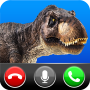 icon com.callprank.videocall.jurasic.dino(Panggilan palsu dari Dunia Dinosaurus- Permainan Jurassic
)