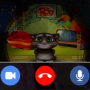 icon Talking Tom Fake video call(Cat Tom Fake Video Call (Prank)
)