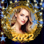 icon 2022 New Year Photo Frames Greeting Wishes(Bingkai Foto Tahun Baru 2022)