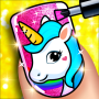 icon Nail Art(Salon Kuku Game Girls Nail art)