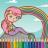 icon Mermaid Coloring Game(Mewarnai Aktivitas Mermaid
) 1.0