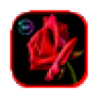 icon Romantic Flowers(Bunga hari kasih sayang Gif
)