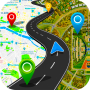 icon GPS Navigation Globe Map 3D (Navigasi GPS Peta Dunia 3D)