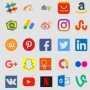 icon All Social Madia Networks Apps (Semua Aplikasi Jaringan Media Sosial
)