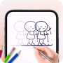 icon Draw Animation(Menggambar Animasi: Menggambar Kartun)