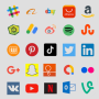 icon Social media browser(Juga: semua aplikasi media sosial)