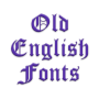 icon Old English Font Message Maker (Old English Font Pembuat Pesan Font Warna untuk Font)