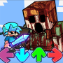 icon Minecraft FNF(Edisi Funkin 3D Ekstrim di FNF PE.Mod)