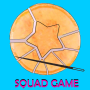 icon squid game dalgona(Tantangan Mame Candy, makanan korea Dalgona
)