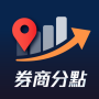 icon 股市分點K線 - 每天掌握主力券商買賣動向 (Saham Pasar Saham Jalur K - Melacak tren perdagangan pialang besar setiap hari.)