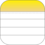 icon Notes(Catatan - Notepad dan Pengingat)