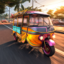 icon VR Speedway Car Traffic Racing(Tuk Tuk Rickshaw-auto rickshaw)