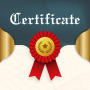 icon Certificate Templates & Maker (Templat Pembuat Sertifikat Konsol Game PSP)