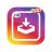 icon com.spixinsta.pro(video downloader untuk instagram, cerita saver) 1.6