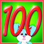 icon kids math count to 100 (menghitung matematika anak-anak hingga 100)