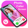 icon Photo Caller Full Screen (Penelepon Foto Layar Penuh)